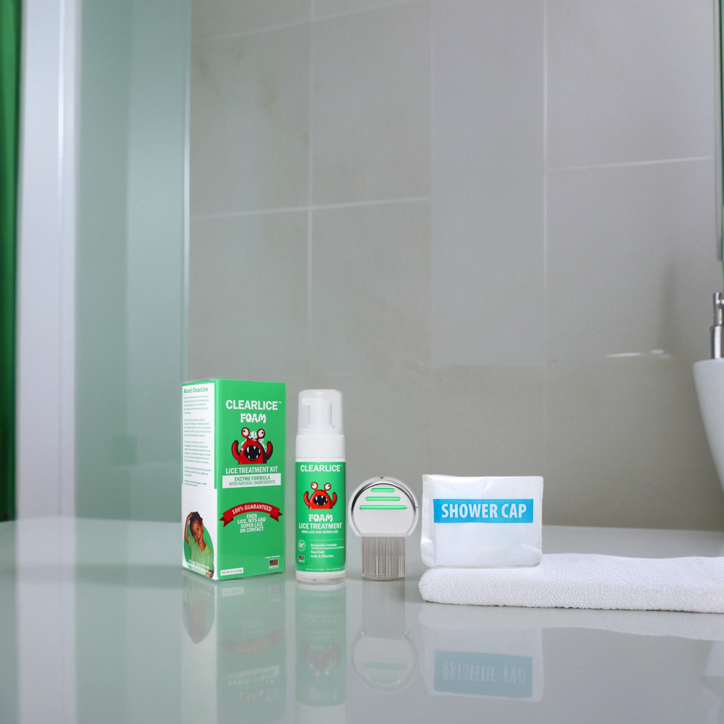 ClearLice® Foam Lice Treatment Kit - Fast, Natural, and Family-Safe Solution