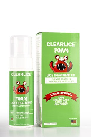 ClearLice Foam Lice Treatment with All Surface Spray Complete Kit