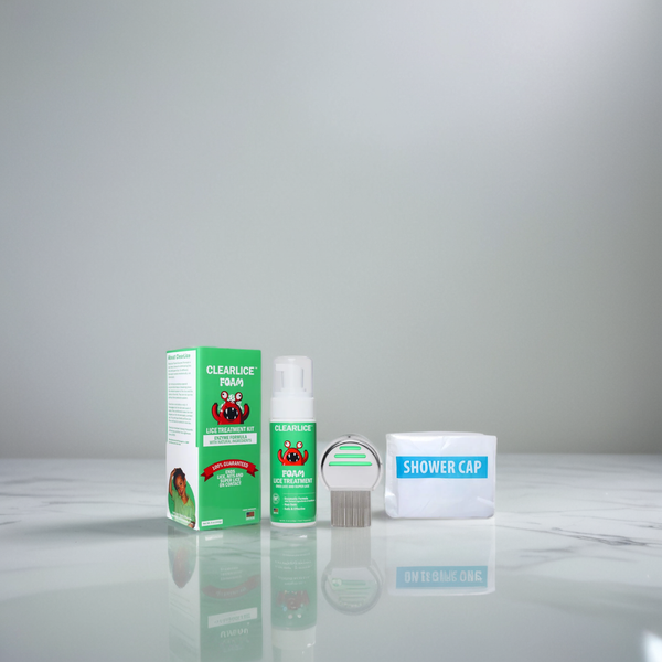 ClearLice® Foam Lice Treatment Kit - Fast, Natural, and Family-Safe Solution