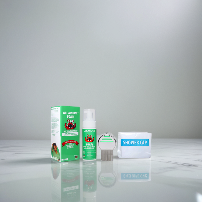 ClearLice® Foam Lice Treatment Kit - Fast, Natural, and Family-Safe Solution