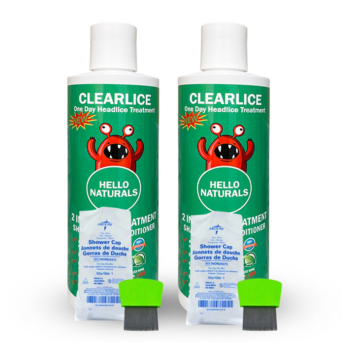2 in 1 ClearLice Treatment Kit Two Pack