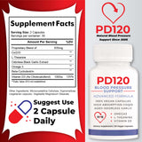 Blood Pressure PD120® Natural Supplement (1 Month Supply)