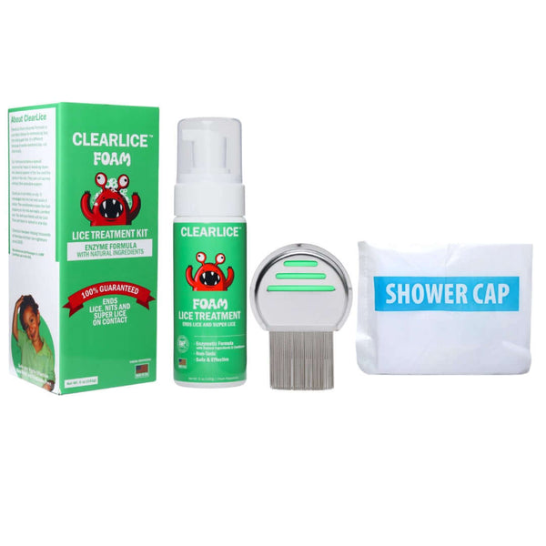ClearLice® Foam Lice Treatment Kit - Fast, Natural, and Family-Safe Solution
