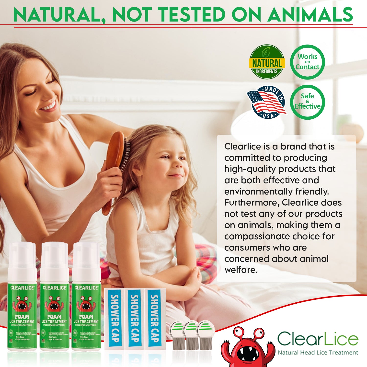 ClearLice Foam Lice Treatment Kit -