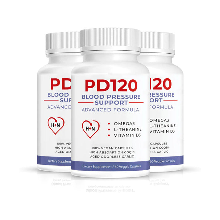 Blood Pressure PD120® Natural Supplement 3 Month Supply