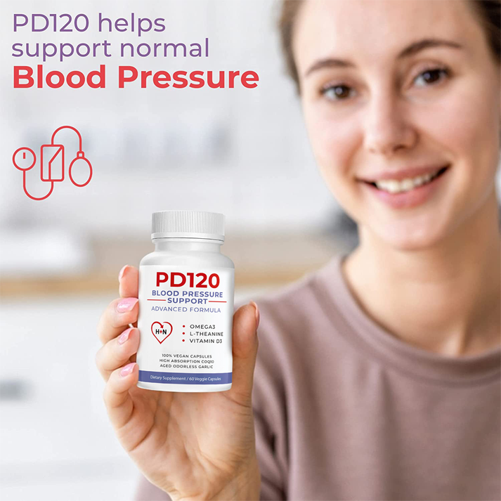 Blood Pressure PD120® Natural Supplement 1 Month Supply
