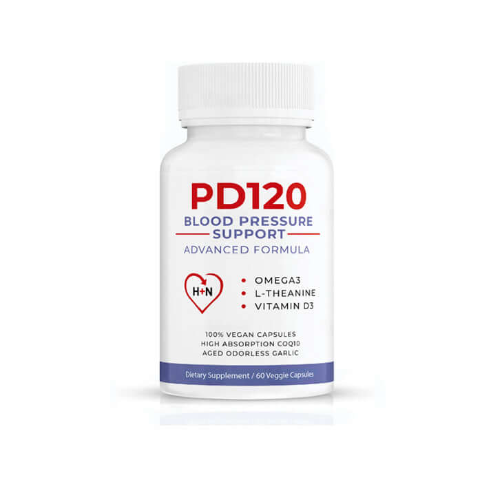 Blood Pressure PD120® Natural Supplement 1 Month Supply