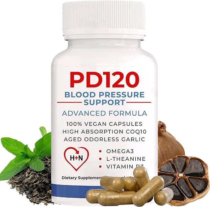 Blood Pressure PD120® Natural Supplement 1 Month Supply