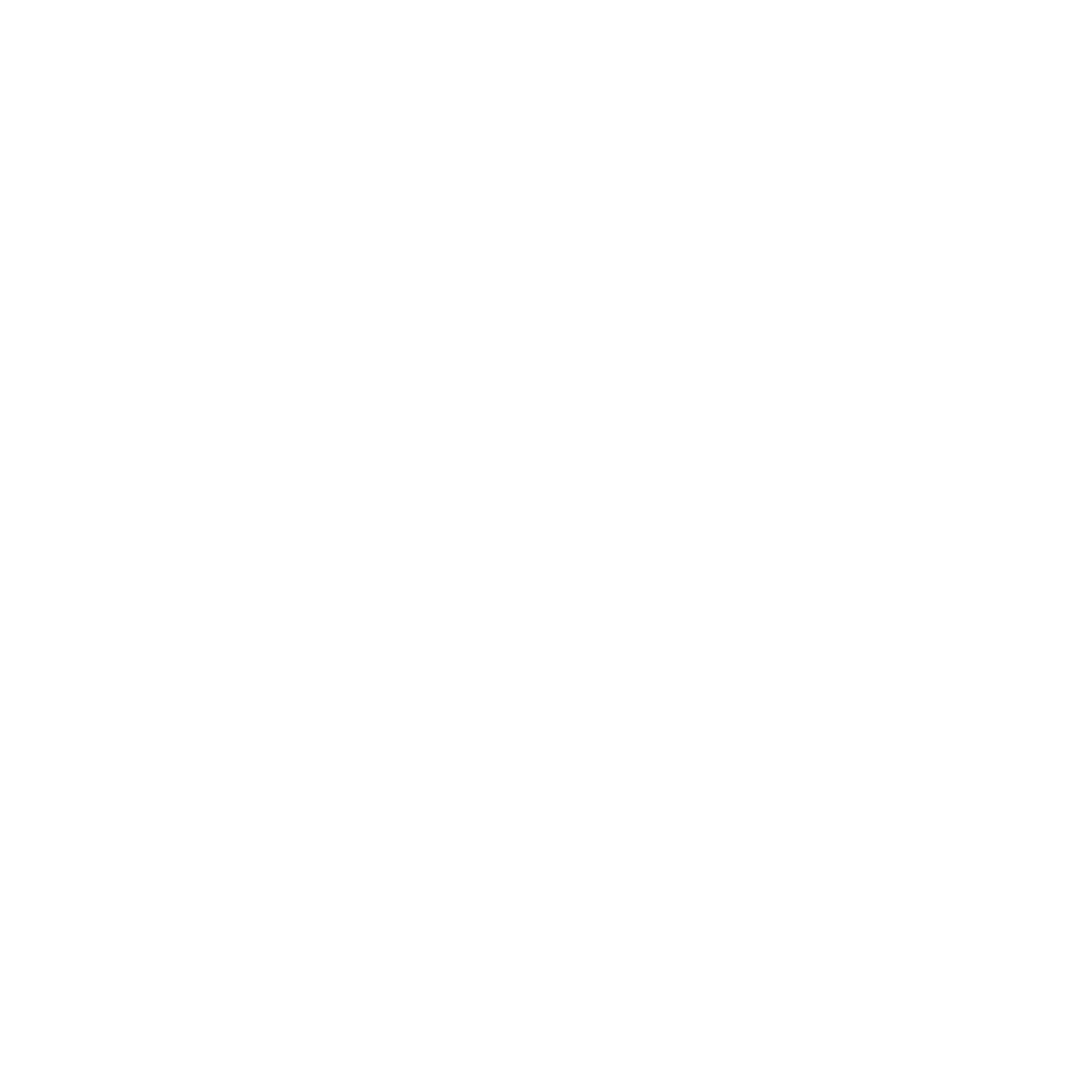 Hello Naturals H+N heart logo — white with transparent cutout for dark/transparent headers
